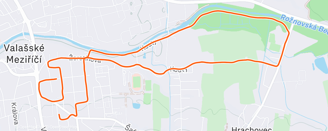 Карта физической активности (Power Walk - intervaly (rovina) 🌚)