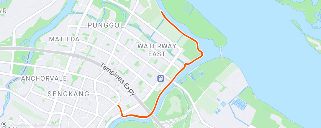 アクティビティ「Weekly Saturday Morning 10km Run Completed」の地図