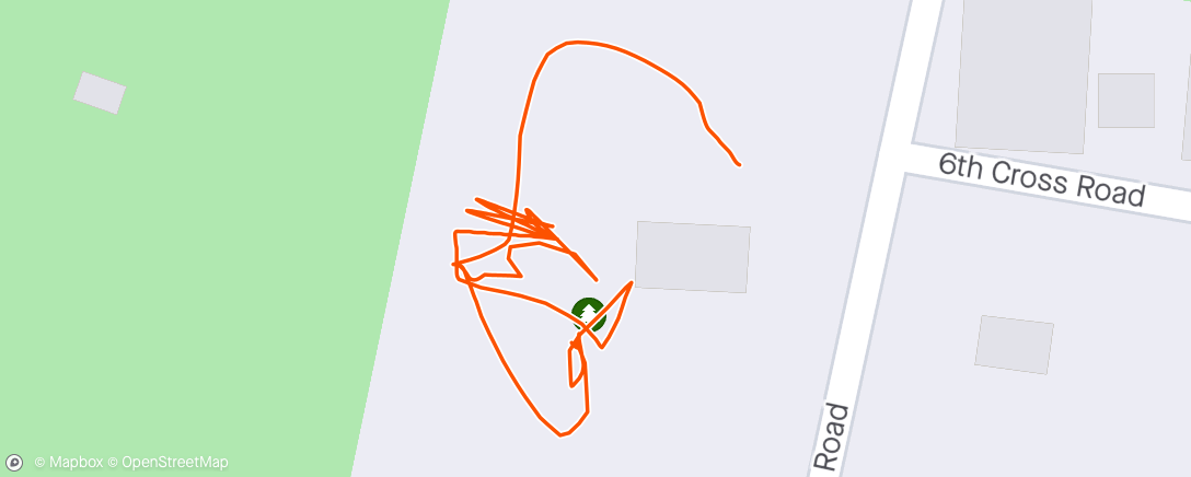 Map of the activity, Morning Badminton