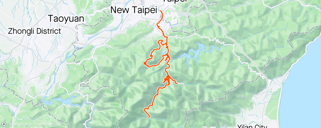 Mapa da atividade, Taipei training camp - day 2