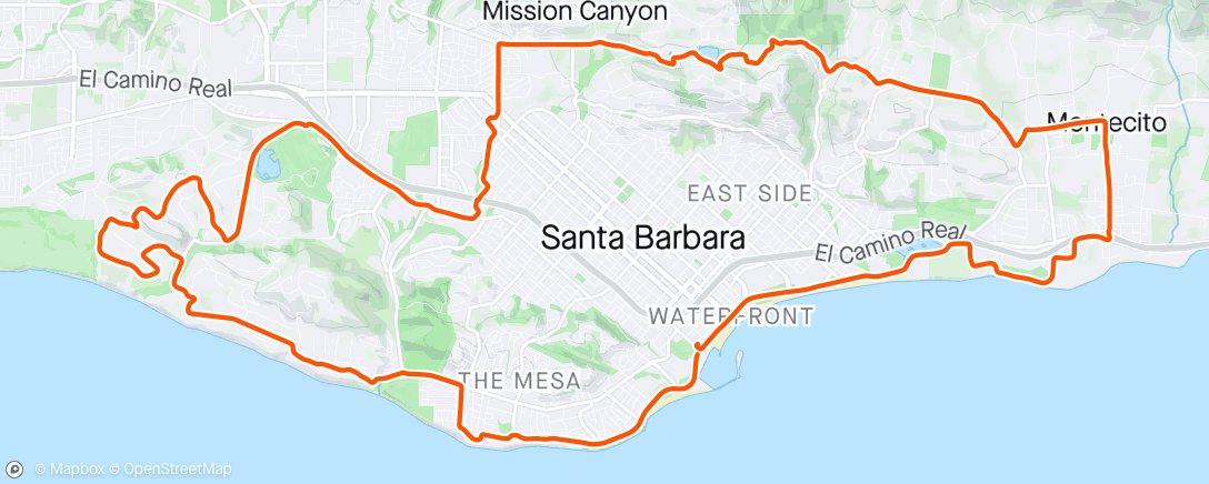 Karte der Aktivität „Santa Barbara city tour”