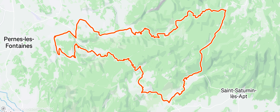 Map of the activity, Sortie route avec Guigui
