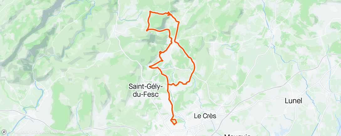 Map of the activity, Seuil au Pic