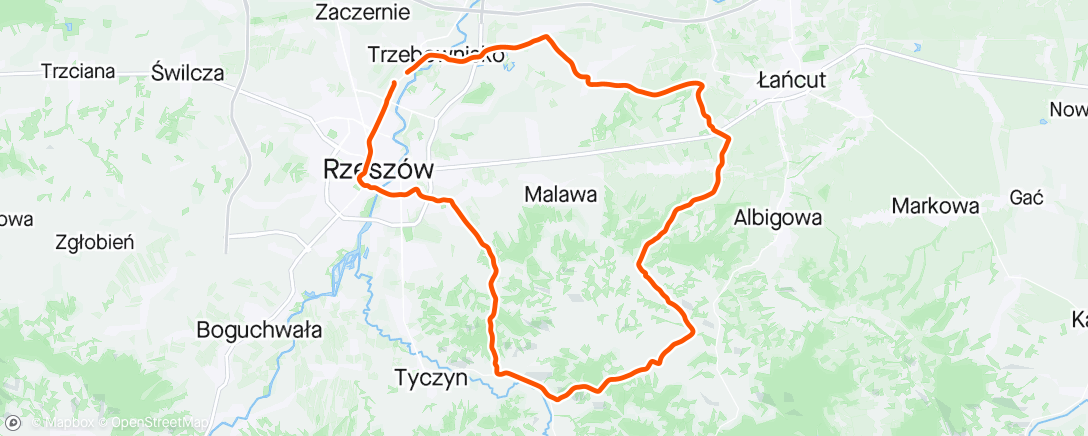 Map of the activity, Back to riding