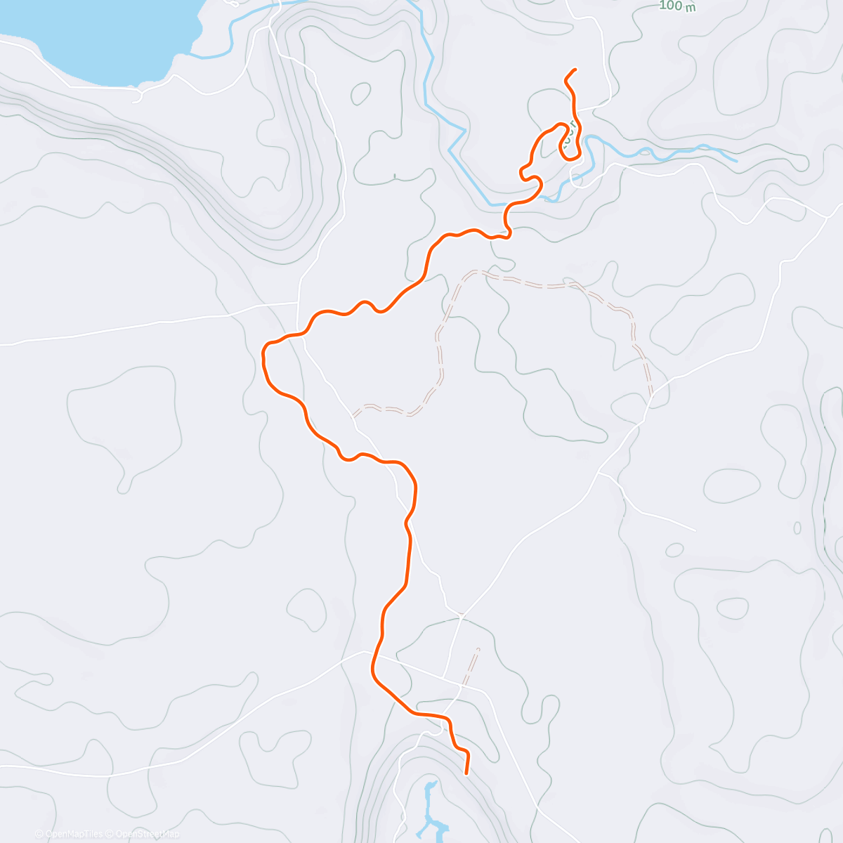 Map of the activity, Zwift - Castle to Castle in Makuri Islands