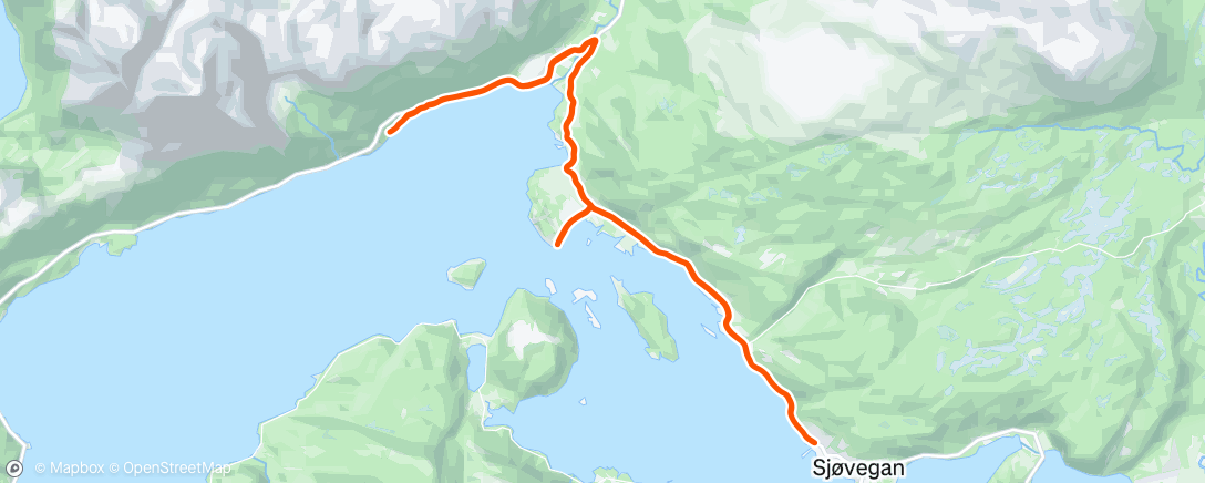 Map of the activity, Juletrim for eldre