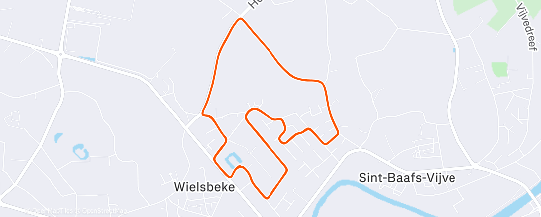 Map of the activity, Sylvesterjogging // P5