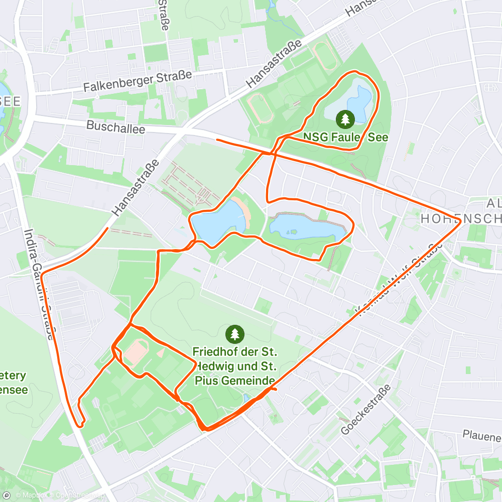 Map of the activity