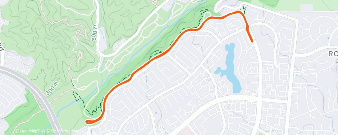 Map of the activity, Afternoon Ride