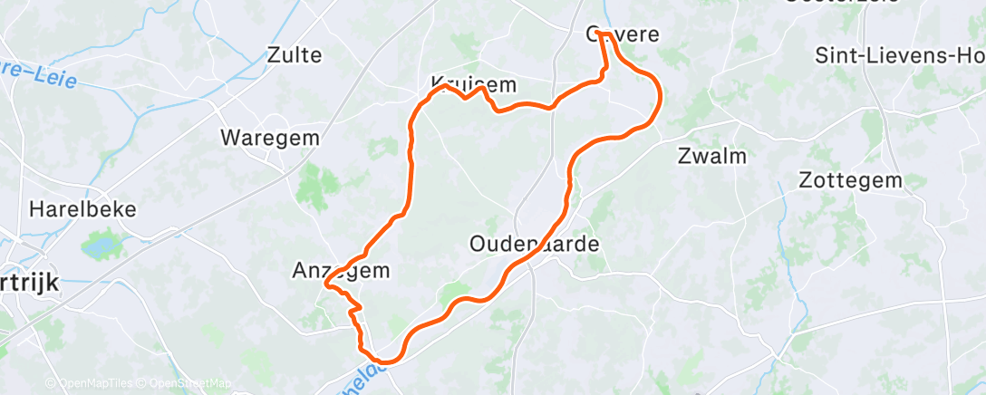 Map of the activity, Wielersport