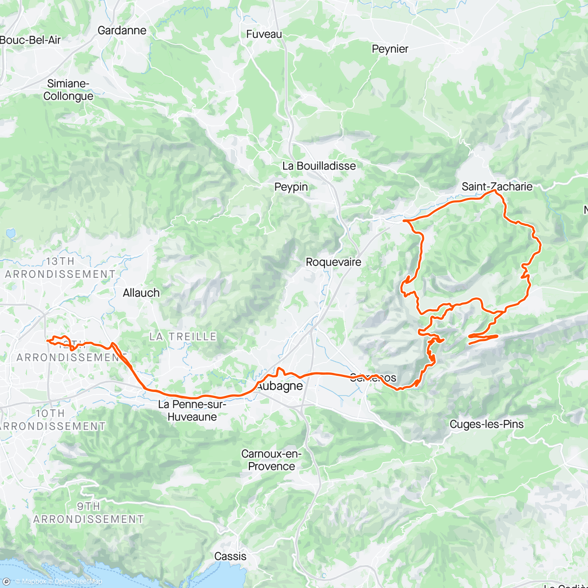 Map of the activity, Bertagne peak + 2 Espigoulier pass ⛰️🌞🐯🥵 1st of the Season
