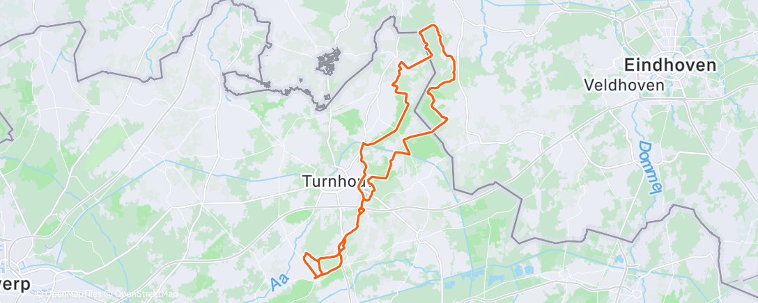 Map of the activity, Roovertje