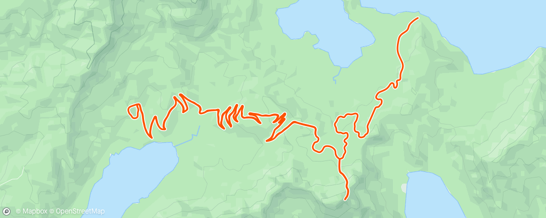 Map of the activity, Zwift - 2x20-25' Z3-Z4 "SweetSpot" in Watopia