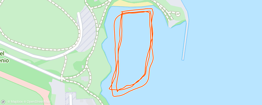 Karte der Aktivität „Morning Swim”