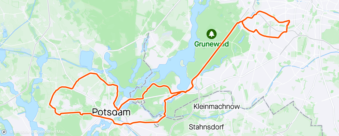 Map of the activity, Sunny Potsdam