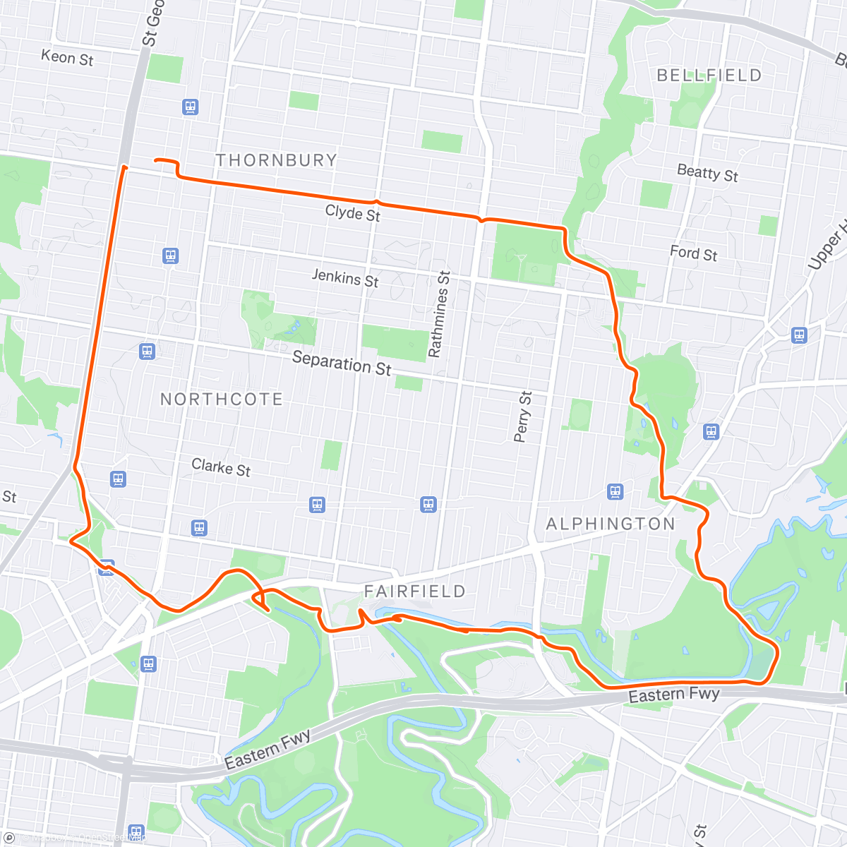 Map of the activity, New wheels 🚲