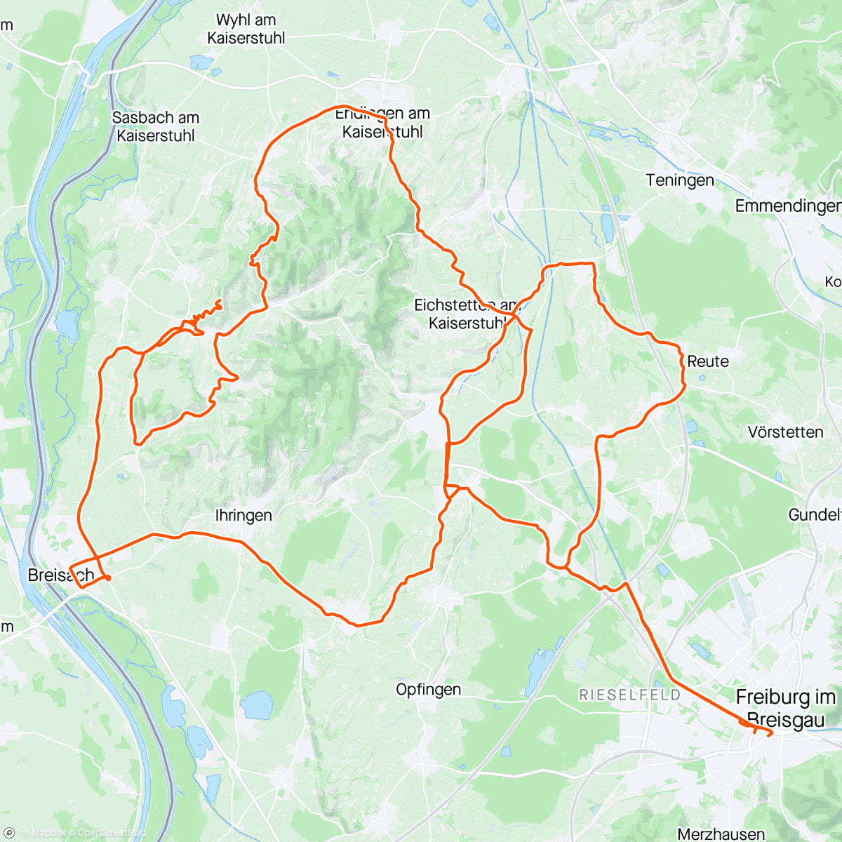 Mapa de la actividad, Kleeblattblüten-Runde