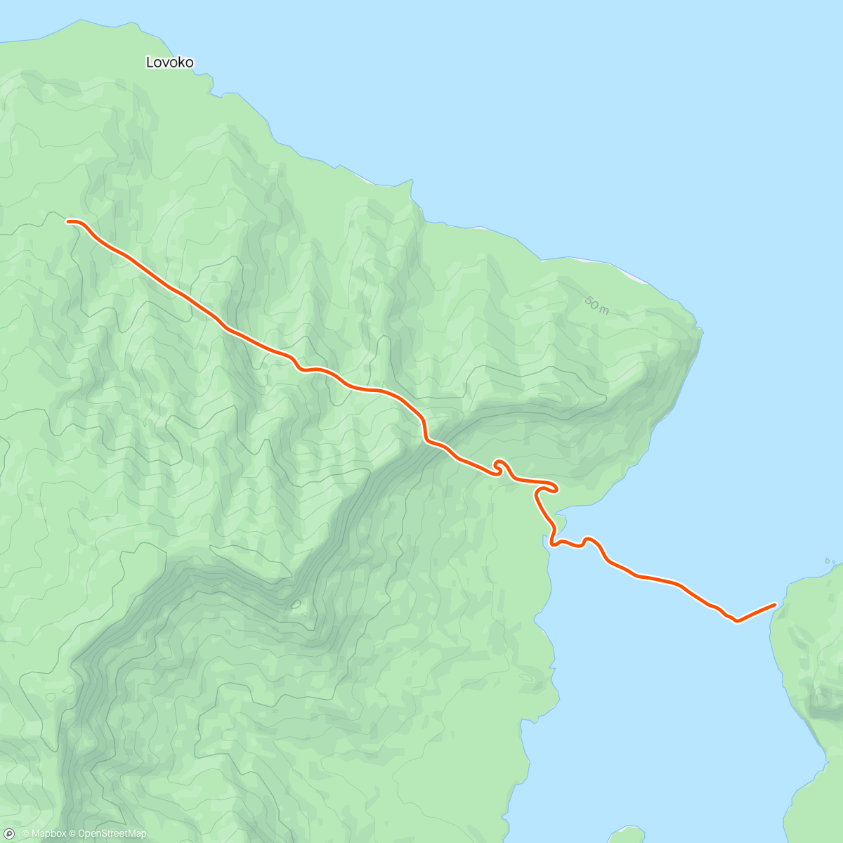 Карта физической активности (Zwift - Climb Portal - Volcano in Watopia)
