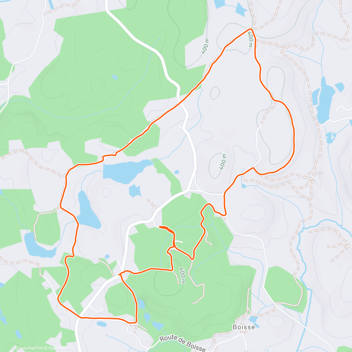 Map of the activity, Trail en famille... Attaque de sanglier 🐗