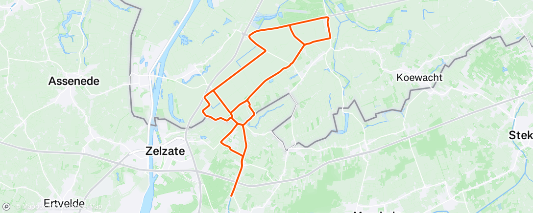 Map of the activity, 2x 20' tempo + extra