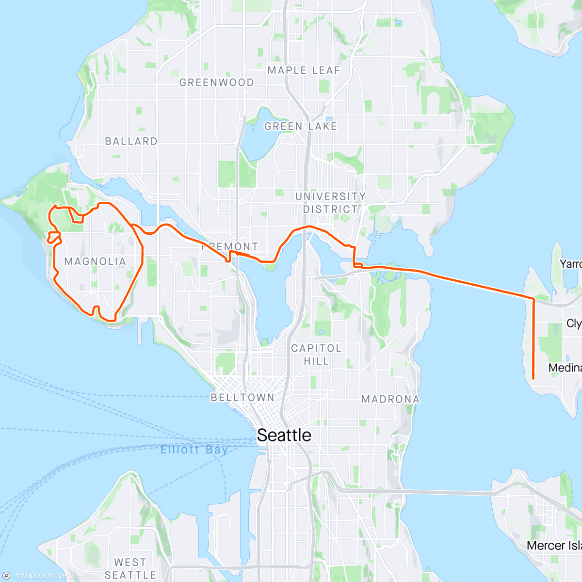 活动地图，Disco Seattle WA