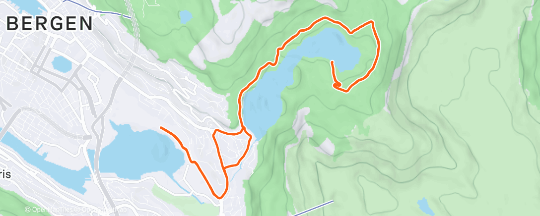Mapa de la actividad, From awful to okay legs
