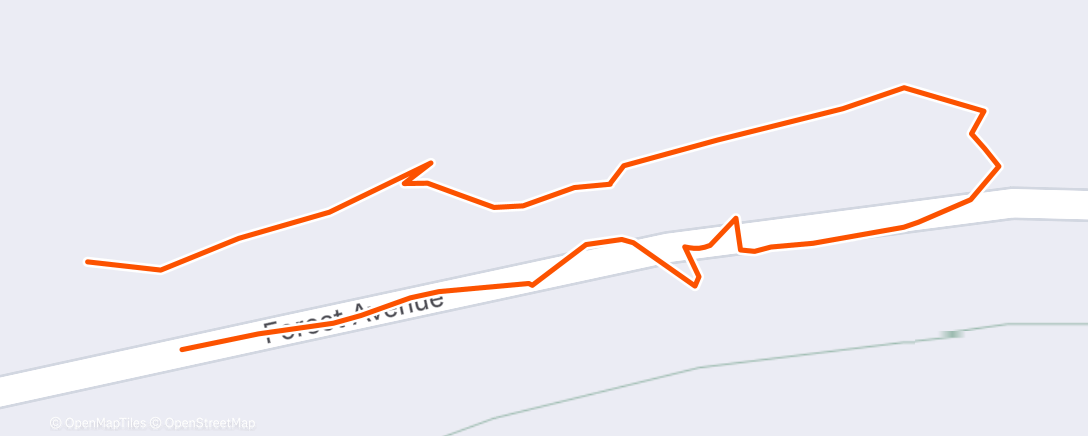 Map of the activity, Slow Skate Down the Road