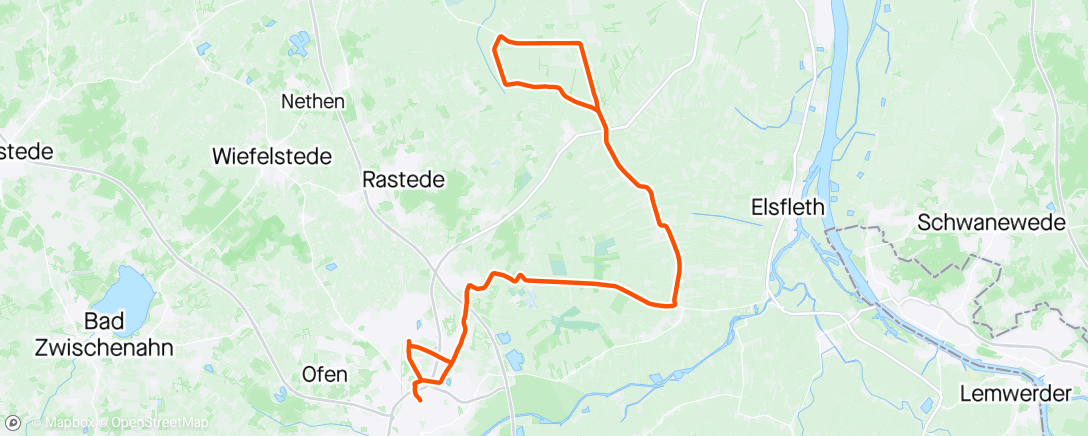 Map of the activity, RSC mittlere Gruppe