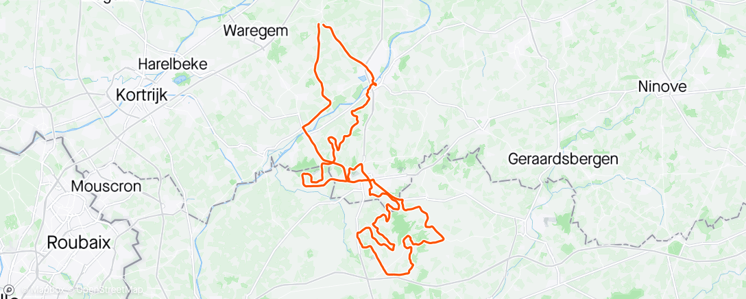Map of the activity, Maar x Bataia spring ride ⛰️🌧️💨