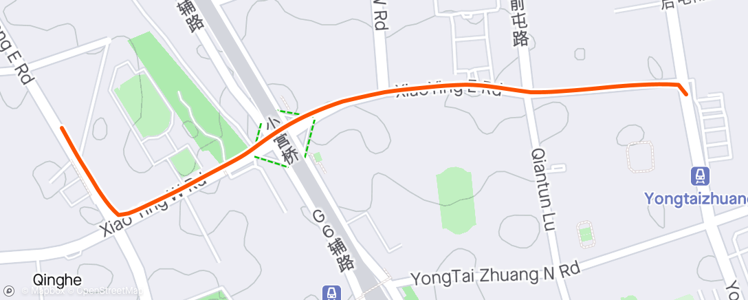 Map of the activity, 午间骑行