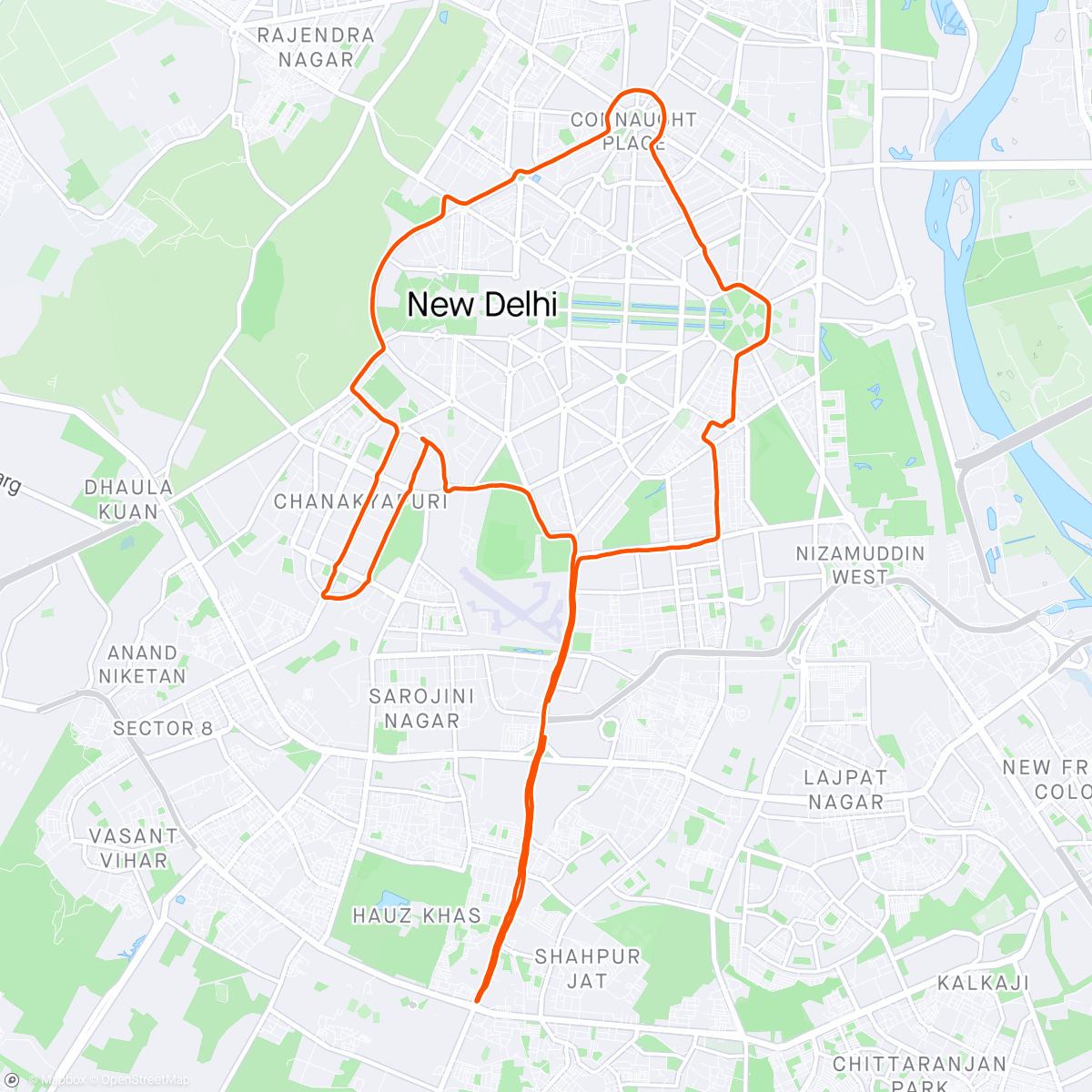 Map of the activity, My Birthday ride with group