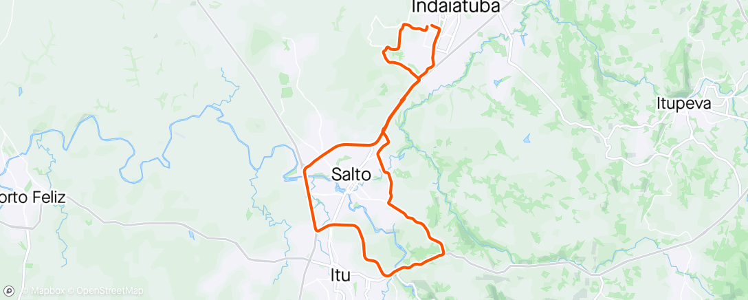 Map of the activity, Volta de 60