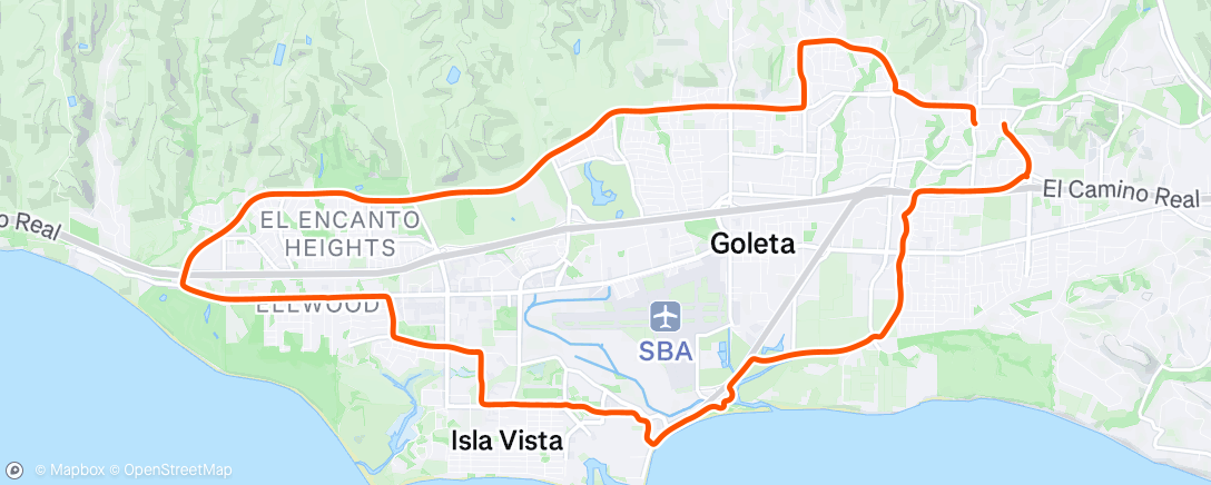Map of the activity, Joyful ride