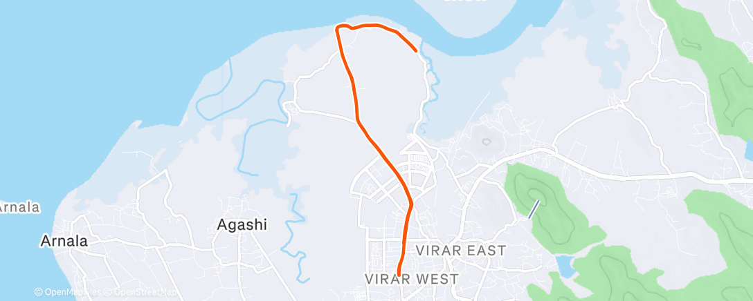 Map of the activity, 123 / 200 - Afternoon Ride