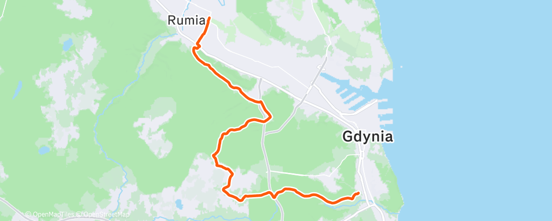 Карта физической активности (Jak zwykle nie wyjechał na czas. A jednak chciał podążyć tą lepszą częścią lasu... Ride)