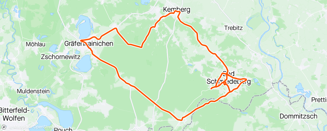 Map of the activity, Ostersonntag Ausfahrt