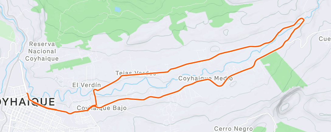 Map of the activity, Lunch Gravel Ride