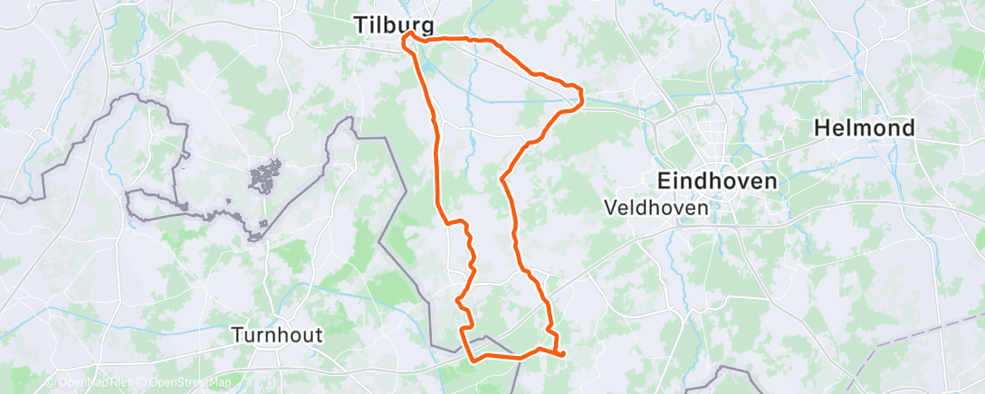 Карта физической активности (Morning Ride)