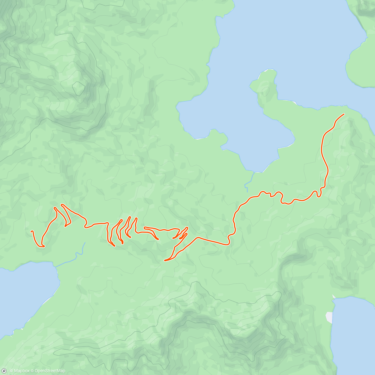 Map of the activity, Zwift - 90min@150W in Watopia