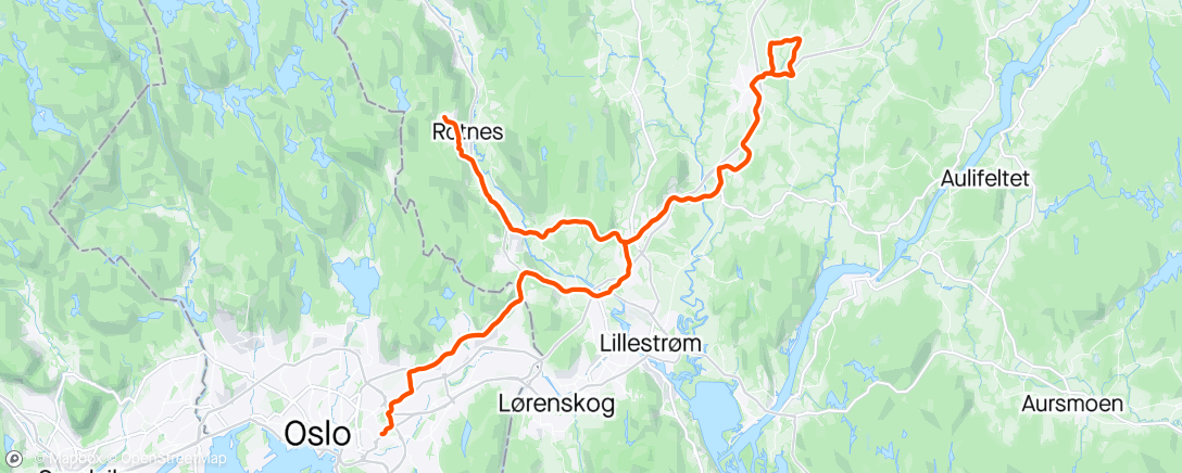 Map of the activity, Kjekkasonsdag