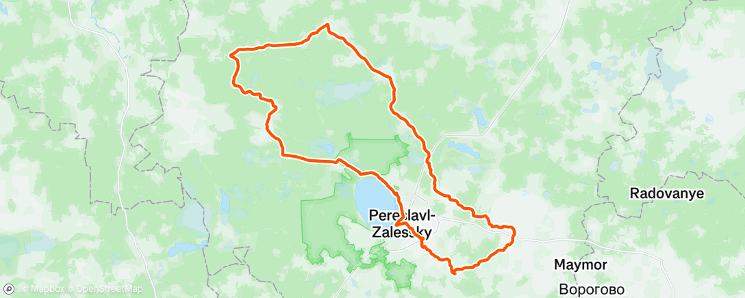 Map of the activity, Valhalla Race 2025