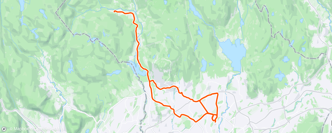 Map of the activity, Rulleski Sørke