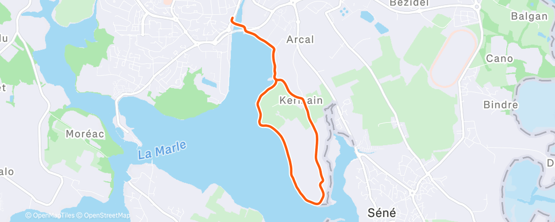 Peta aktivitas, Marche dans l'après-midi