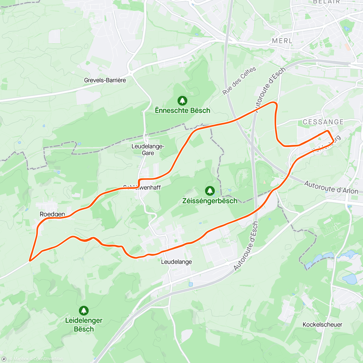 「Luxembourg - J2 - 27e」活動的地圖