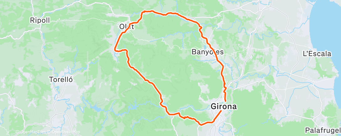 Map of the activity, Straight into the storm ⛈️🤪