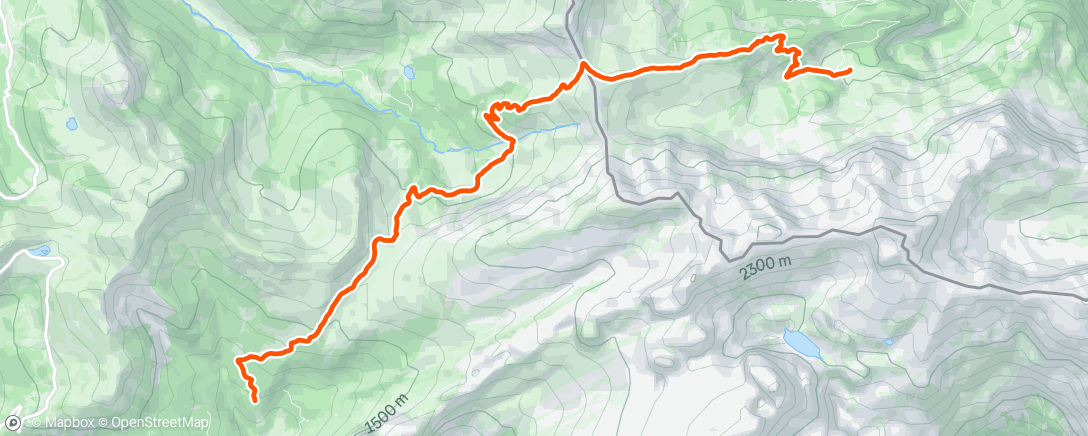 Map of the activity, Randonnée le matin