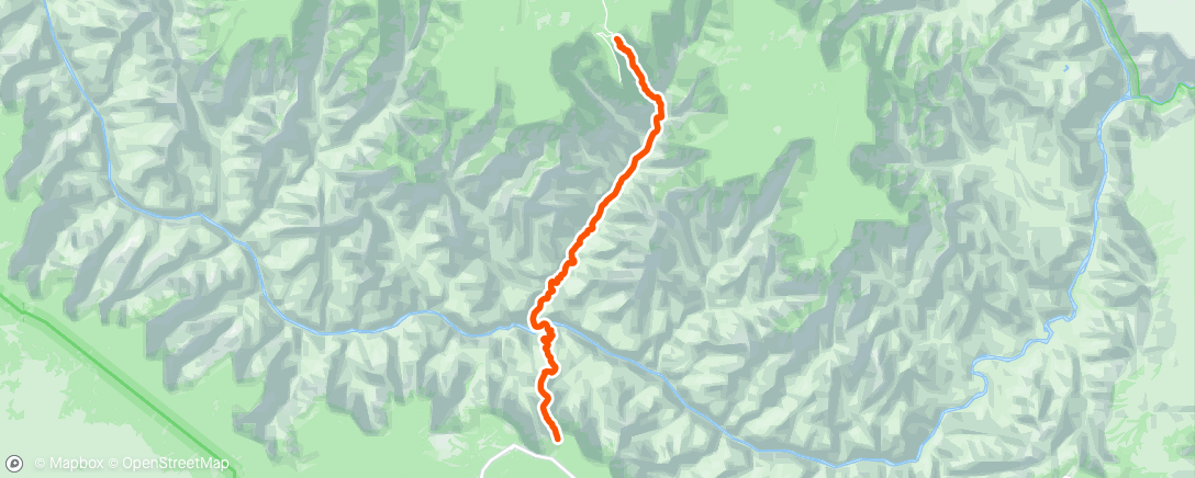 Map of the activity, Grand Canyon south rim to north rim
