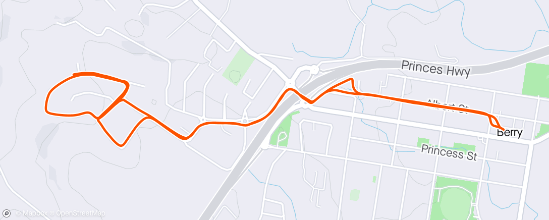 Karte der Aktivität „Morning Run”