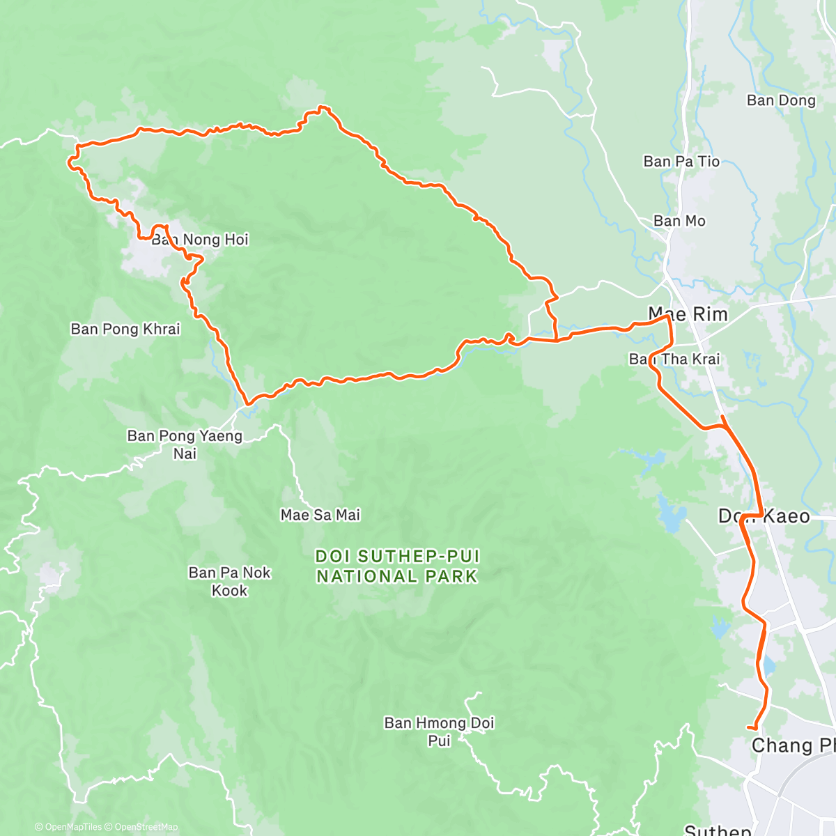 Map of the activity, No fitness Mon Jam, great idea