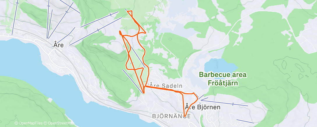 Mappa dell'attività Lunch Alpine Ski